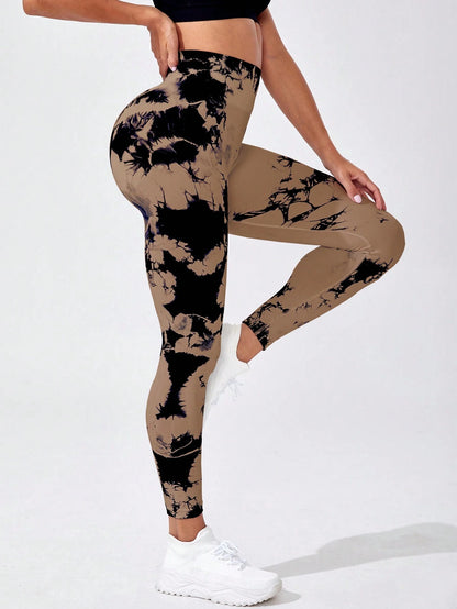 Sport Studio Tie Dye Tummy Control Sports Leggings