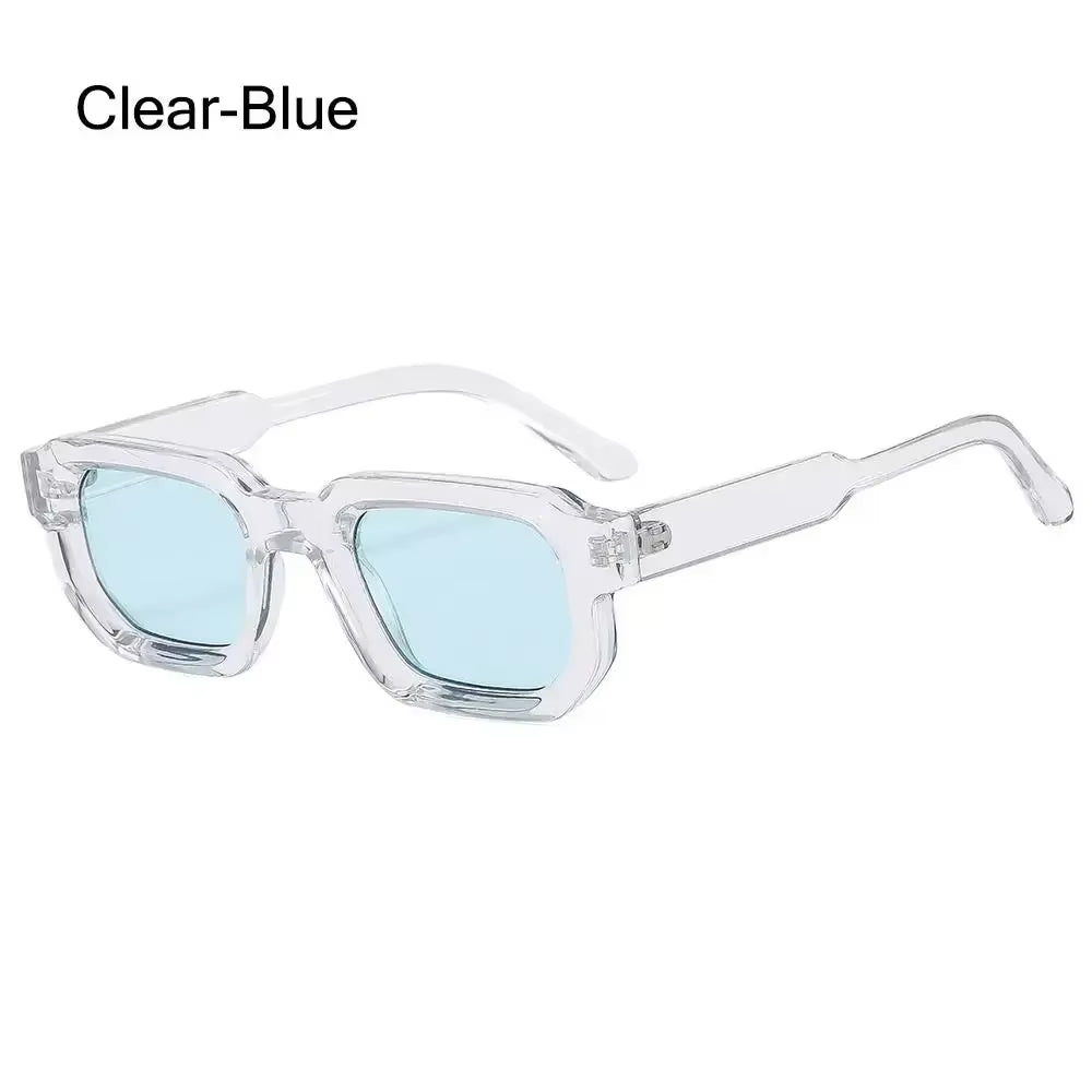 Fashion Retro Small Square Frame Sunglasses Women Shades UV400 Protection Vintage Punk Men Outdoor Sports Sun Glasses Goggles