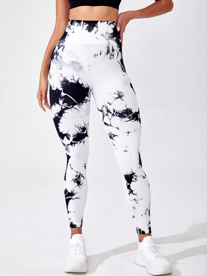 Sport Studio Tie Dye Tummy Control Sports Leggings