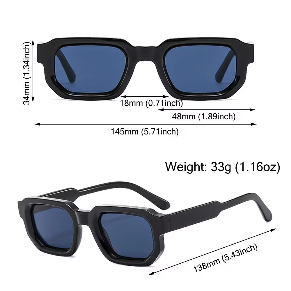 Fashion Retro Small Square Frame Sunglasses Women Shades UV400 Protection Vintage Punk Men Outdoor Sports Sun Glasses Goggles